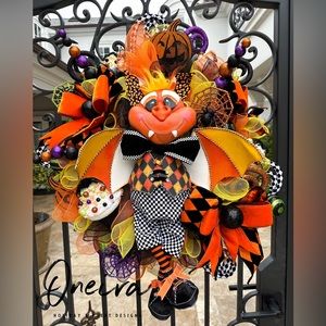 Boomerang Halloween Wreath